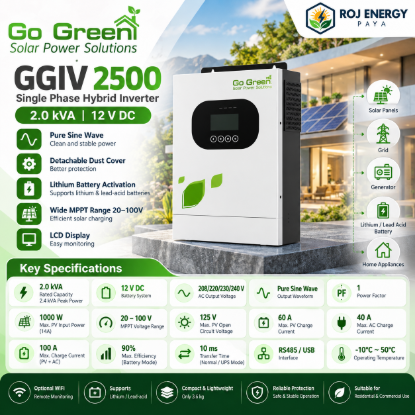 تصویر  اینورتر Go Green Solar Power Solutions مدل GGIV 2500