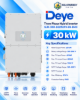تصویر  اینورتر هیبرید برند Deye مدل SUN-30K-SG01HP3-EU-BM3