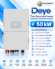 تصویر  اینورتر هیبرید برند Deye مدل SUN-50K-SG01HP3-EU-BM4