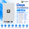 تصویر  اینورتر هیبرید برند Deye مدل SUN-80K-SG02HP3-EU-EM6